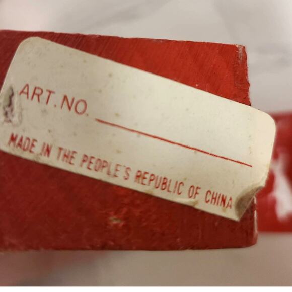 Handcrafted Set/3 Vintage Wooden Dala Horse Candleholders-Chinese Folk Art Décor - Picture 9 of 10